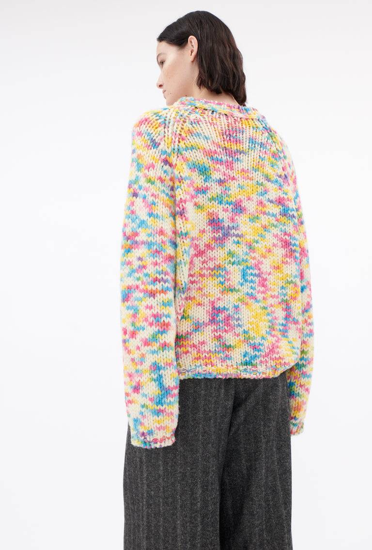 Odeeh Multicolor Printed Wool Pullover, Candy Outlet