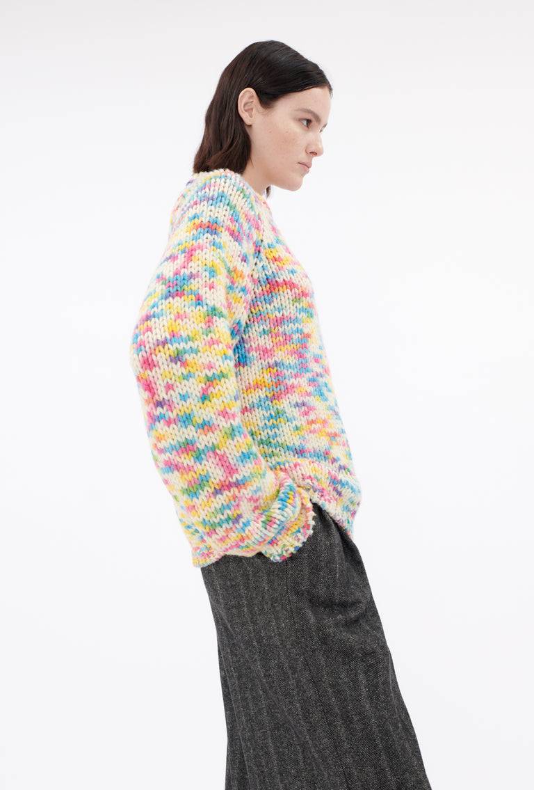 Odeeh Multicolor Printed Wool Pullover, Candy Outlet