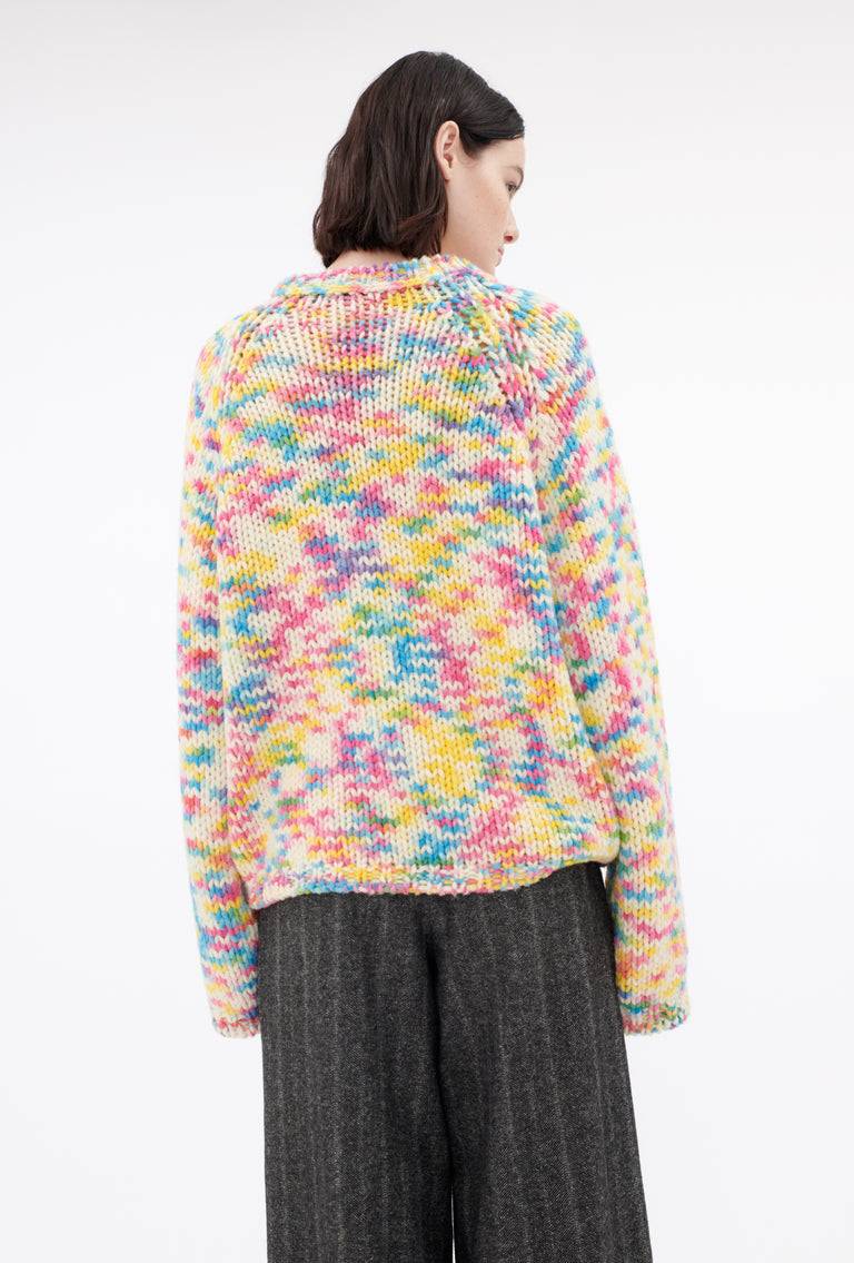 Odeeh Multicolor Printed Wool Pullover, Candy Outlet