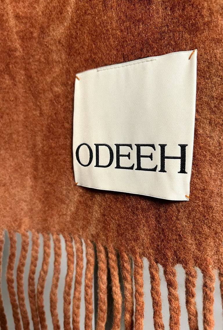 Odeeh Cold Dyed Schal, Toffee Schlussverkauf