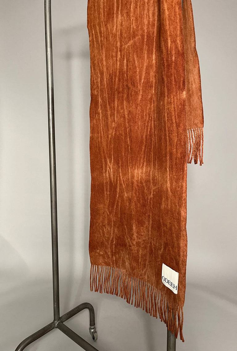 Odeeh Cold Dyed Schal, Toffee Schlussverkauf