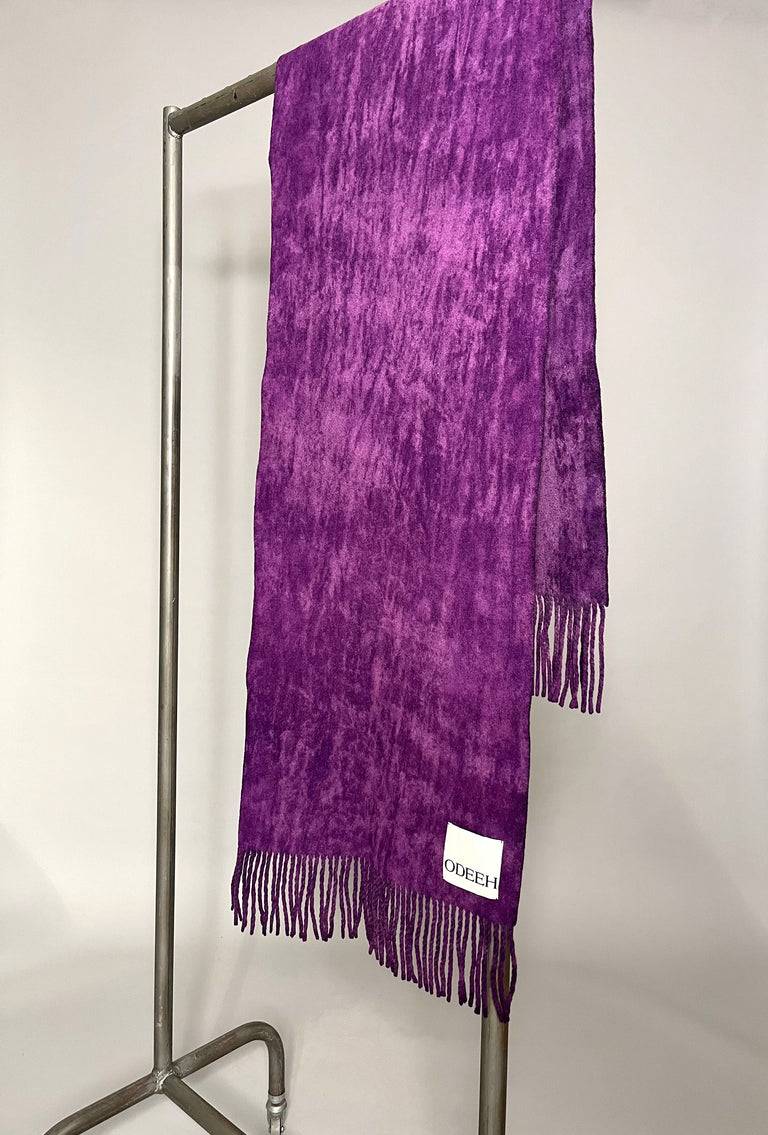 Odeeh Cold Dyed Schal, Mulberry Fabrikverkauf