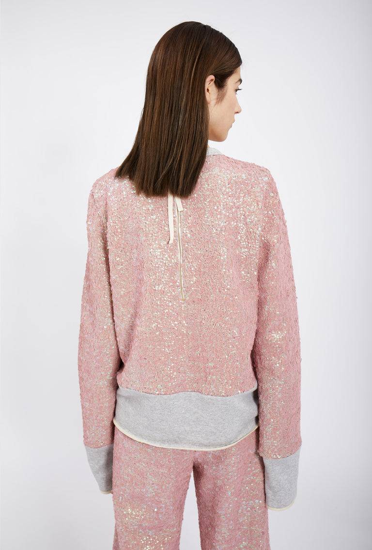 Odeeh Terry Sequins Shirt, Rosé Fabrik Onlineshop
