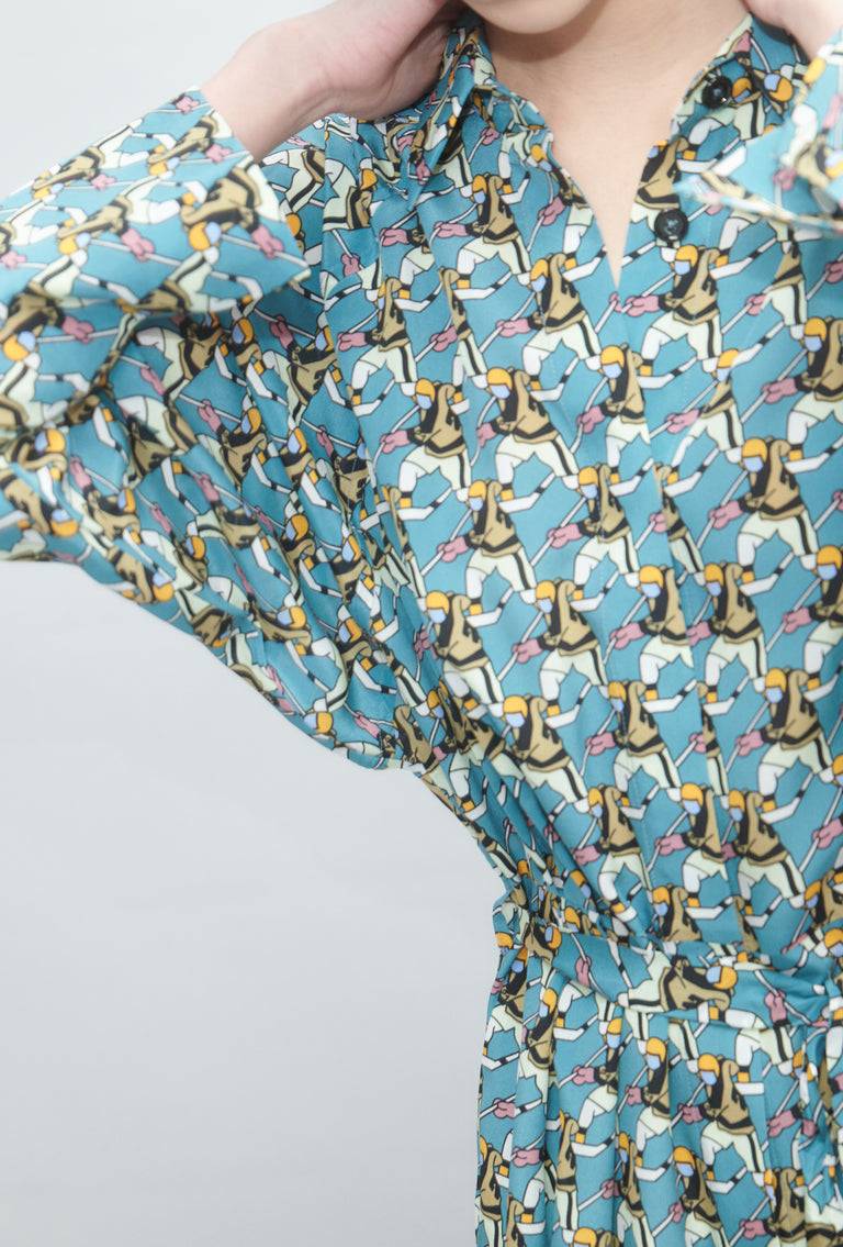 Odeeh Winter Sports Kleid, Fjord Preisnachlass