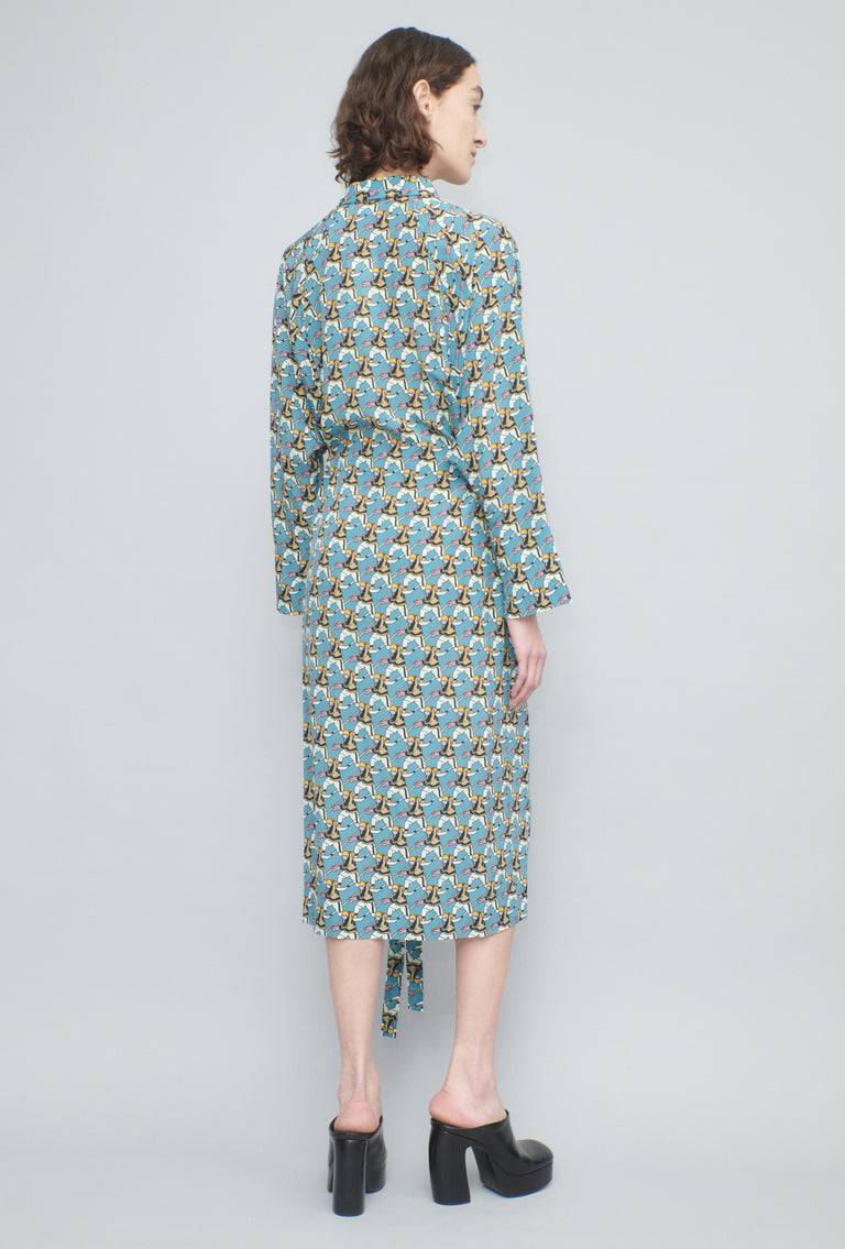 Odeeh Winter Sports Kleid, Fjord Preisnachlass