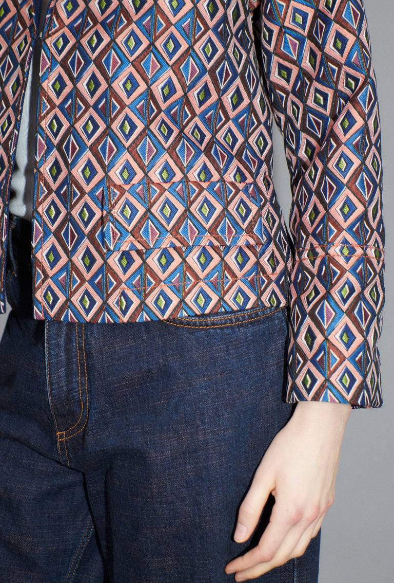 Odeeh Ethno Rhombs Jacke, Sapphire Top Angebot