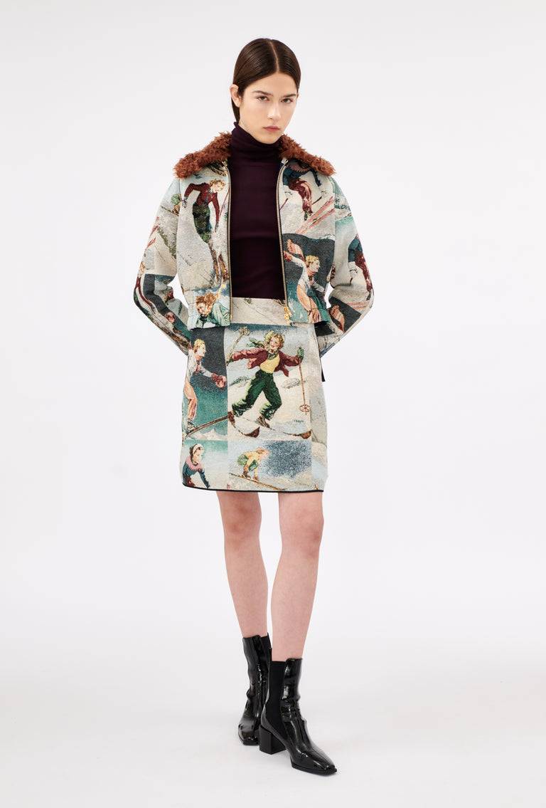 Odeeh Alpine Postcards Jacke, Multicolor Zeitlich begrenztes Angebot