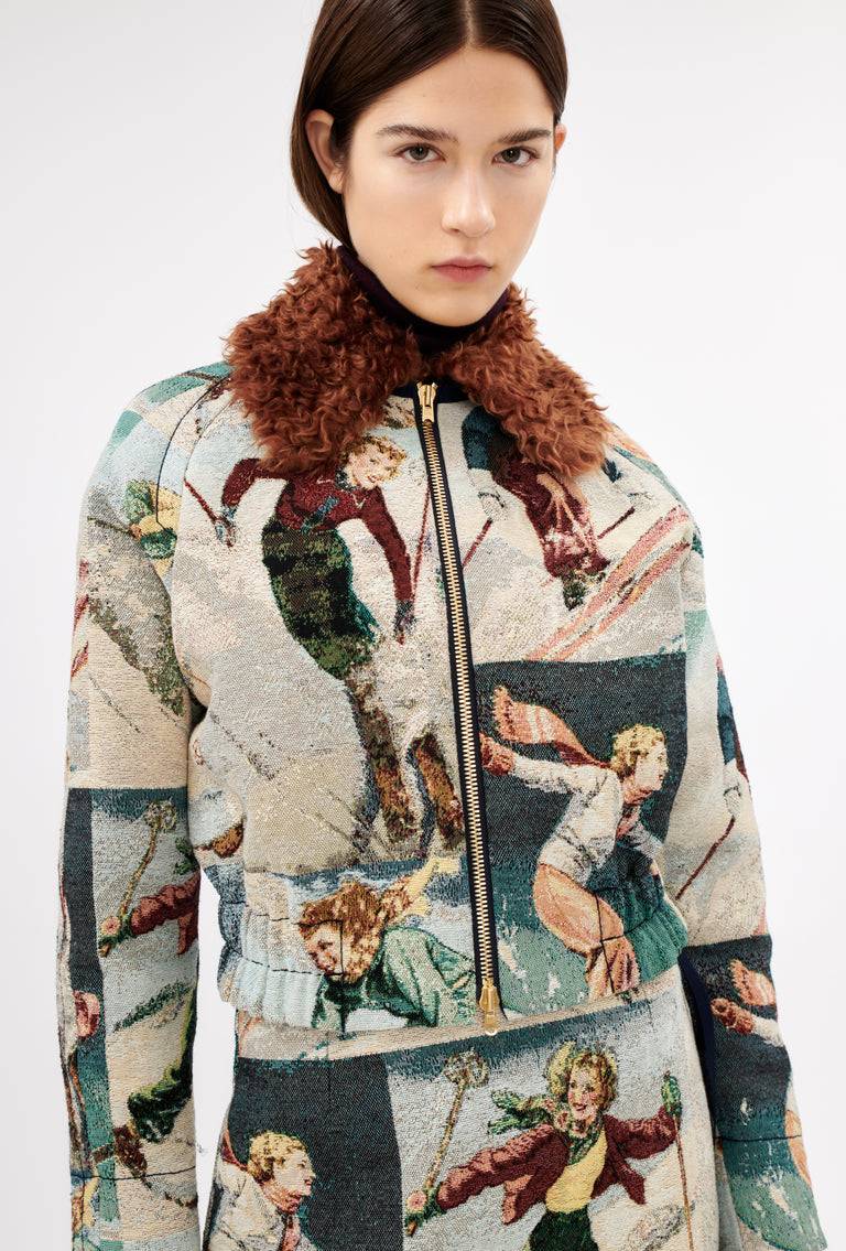 Odeeh Alpine Postcards Jacke, Multicolor Zeitlich begrenztes Angebot