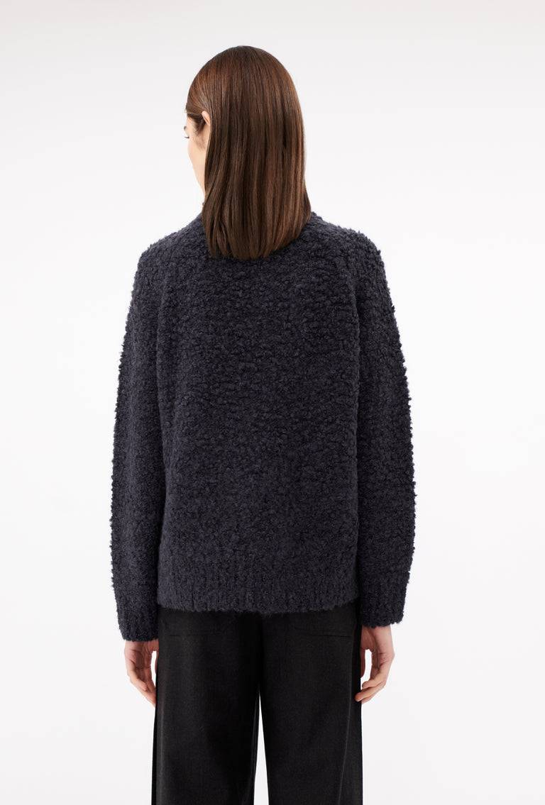 Odeeh Alpaca Boucle Pullover, Basalt Große Rabatte