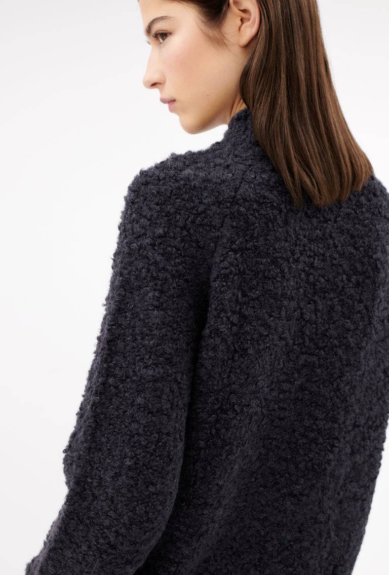 Odeeh Alpaca Boucle Pullover, Basalt Große Rabatte