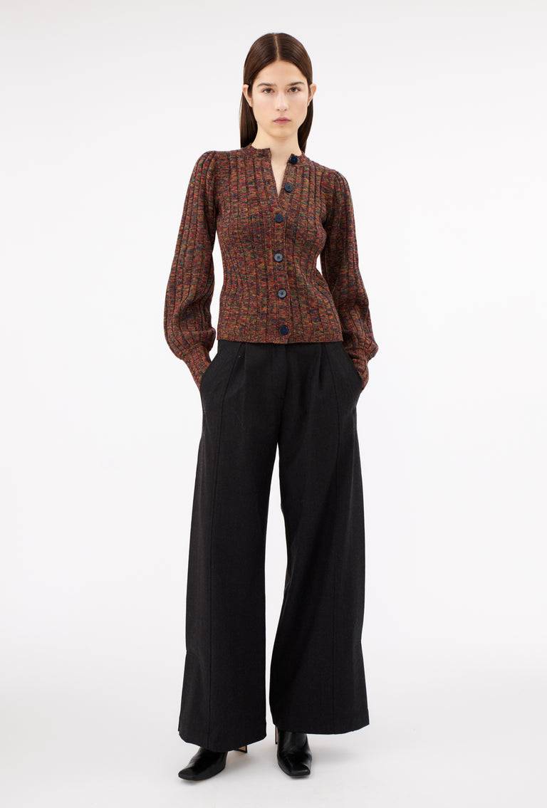 Odeeh Superfine Merino Cardigan, Multicolor Sonderangebote