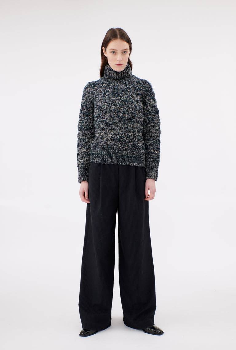 Odeeh Cash-Wool-Mouline Pullover, Juniper Kostenlose Rückgabe