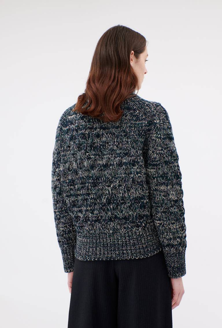 Odeeh Cash-Wool-Mouline Pullover, Juniper Kostenlose Rückgabe