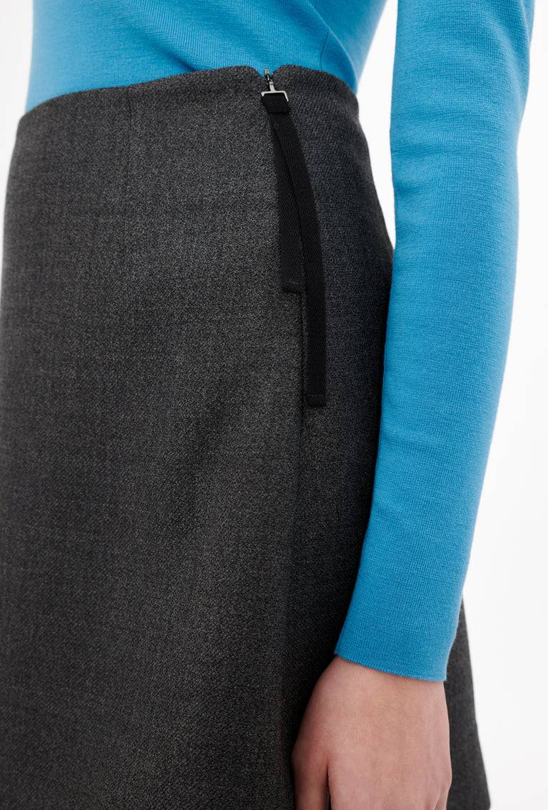 Odeeh Savile Row Wool Pique Rock, Charcoal Begrenzte Freigabe