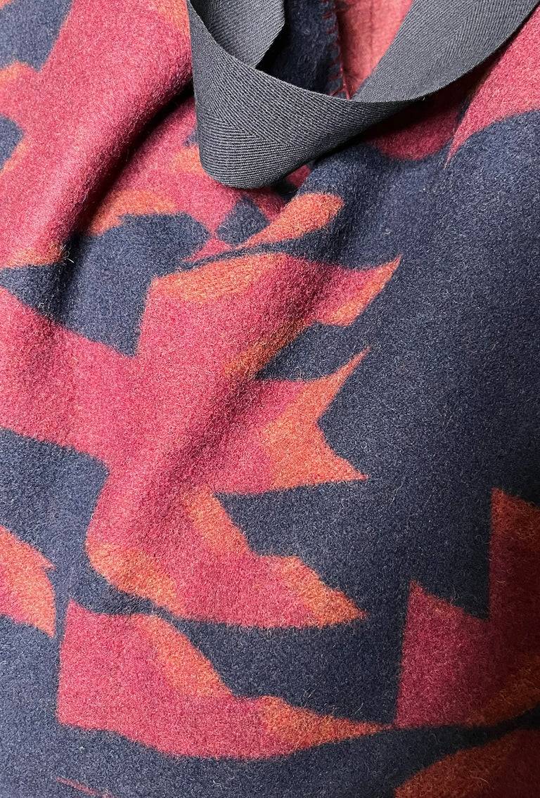 Odeeh Tape Origami Tasche, Burgundy Neueste Stile