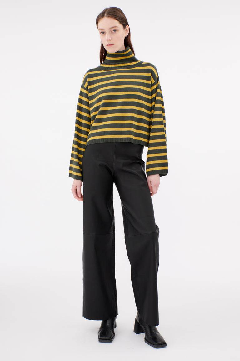 Odeeh Merino Extrafein Pullover, Dark Olive Vierteljährliche Förderung