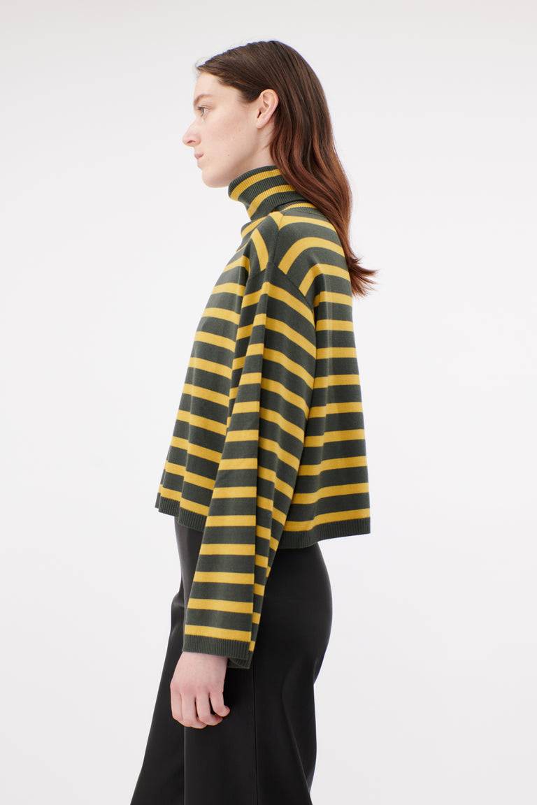 Odeeh Merino Extrafein Pullover, Dark Olive Vierteljährliche Förderung