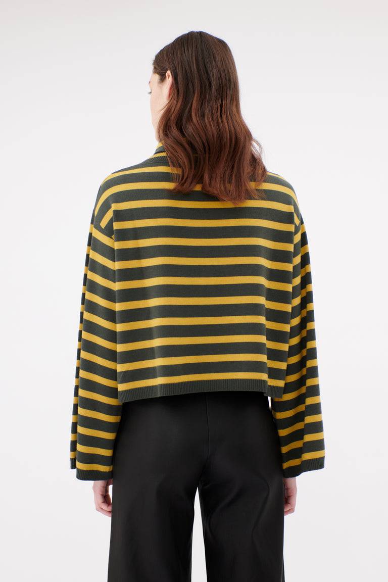 Odeeh Merino Extrafein Pullover, Dark Olive Vierteljährliche Förderung