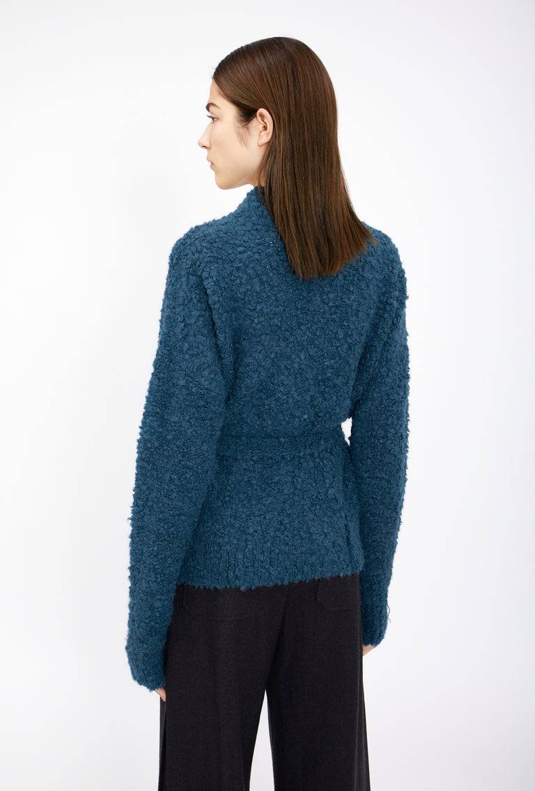 Odeeh Alpaca Boucle Cardigan, Peacock Green Bis zu 55% Rabatt