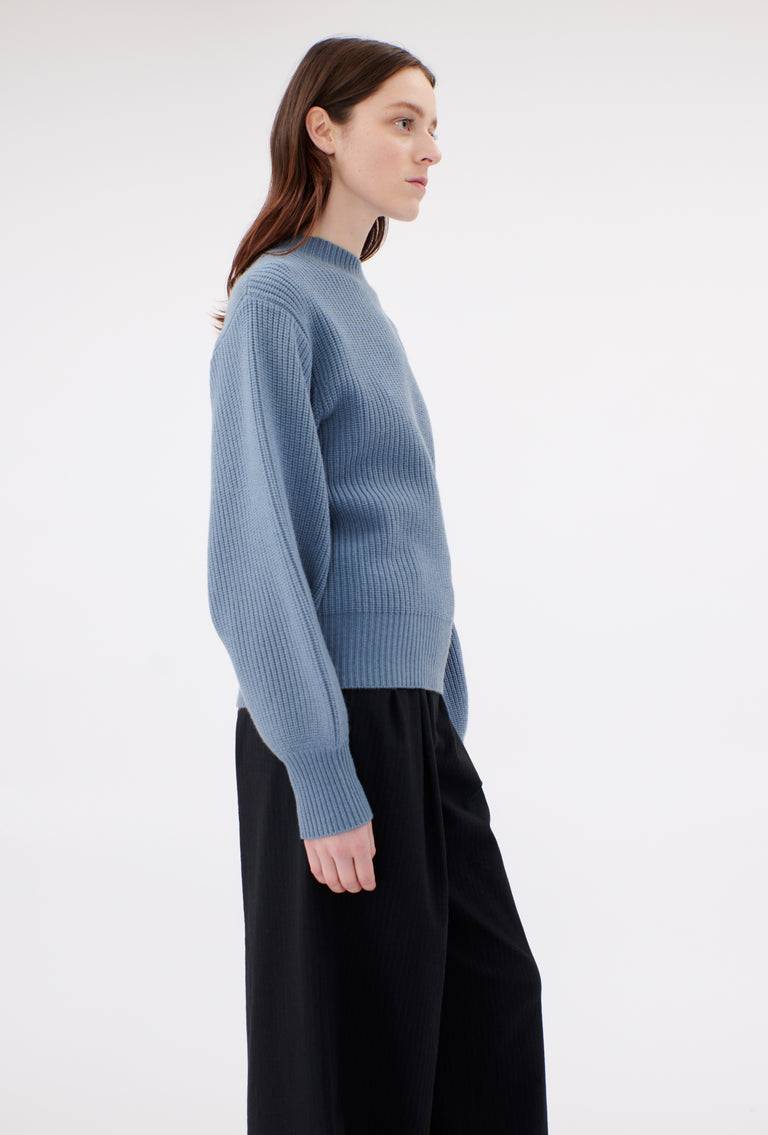Odeeh Cash-Wool-Mix Pullover, Frosty Blue 50% Rabatt mit kostenlosem Versand