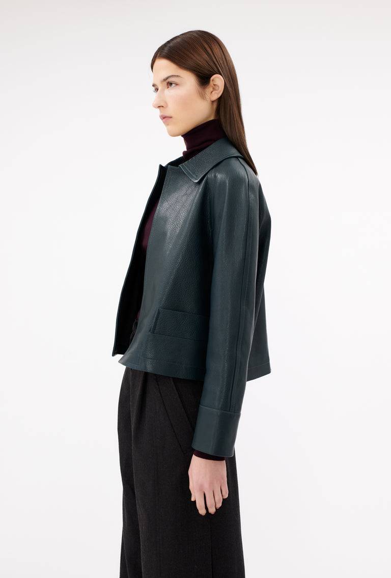 Odeeh Grain Nappa Jacke, Night Forest 2025