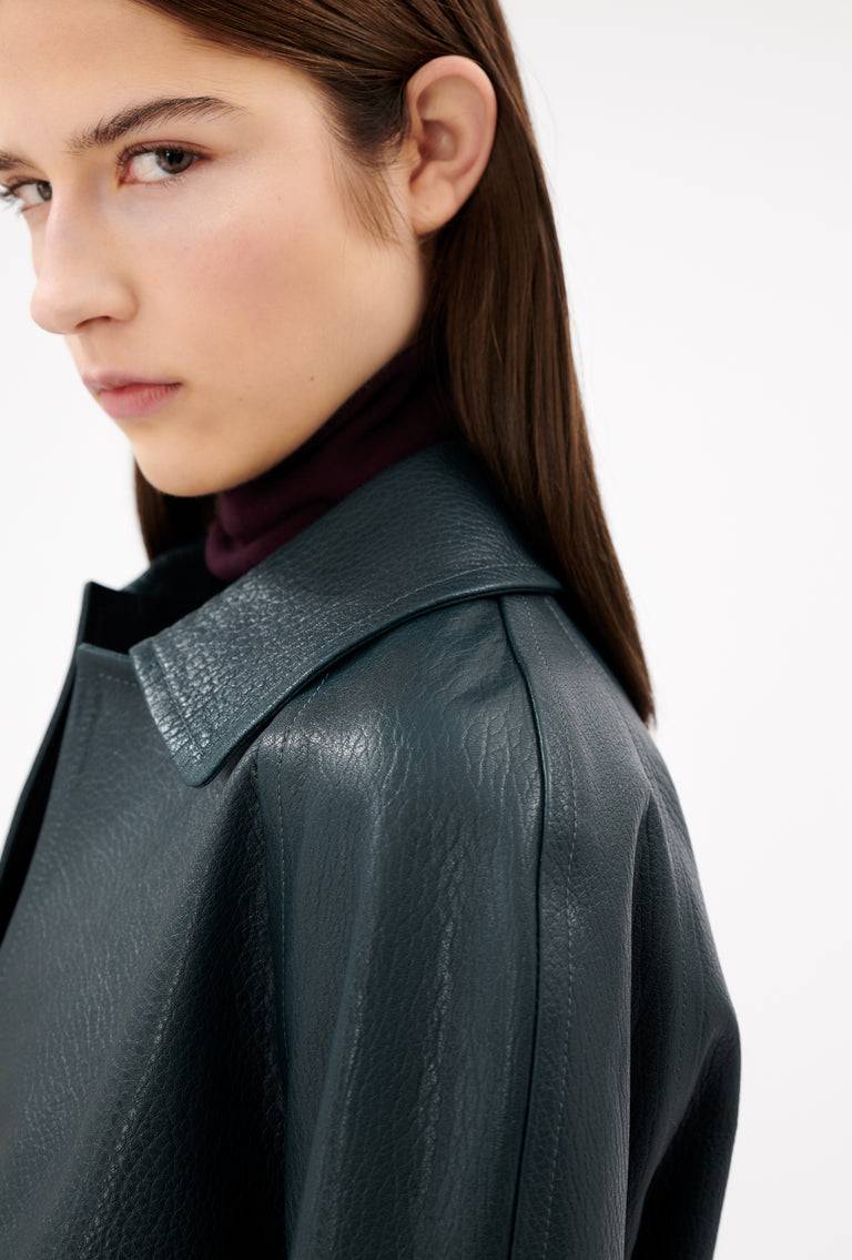 Odeeh Grain Nappa Jacke, Night Forest 2025