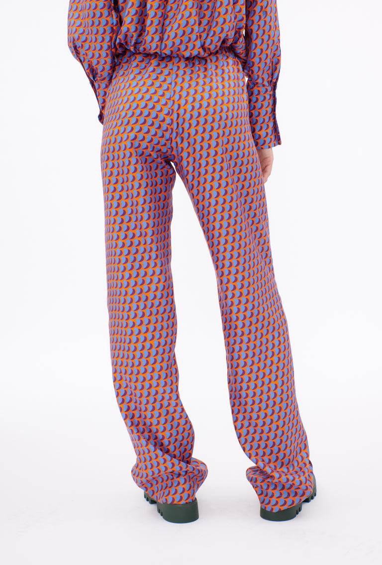 Odeeh Baisers Silk Twill Hose, Cobalt Sonderangebot