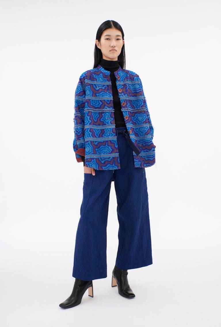 Odeeh Achats, Big Bluse, Light Indigo Versandkostenfrei