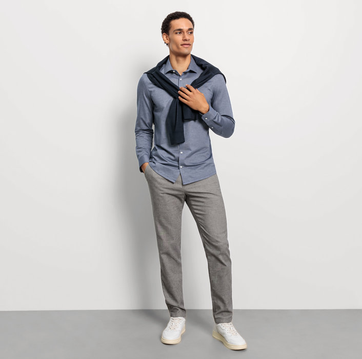 Oblymp No. Six 24/SevenBusinesshemd, super slim, Modern Kent, Marine Saisonale Angebote