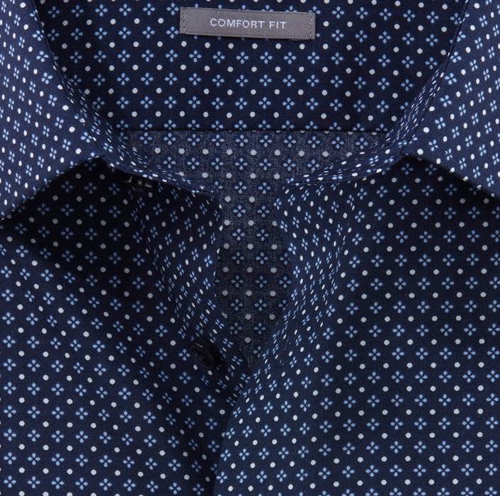Oblymp LuxorBusinesshemd, comfort fit, New Kent, Marine Räumungsverkauf