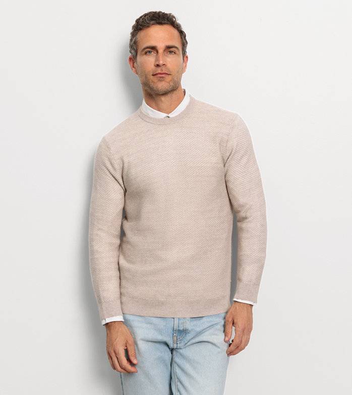 Oblymp Casual Strick, Pullover, Kitt