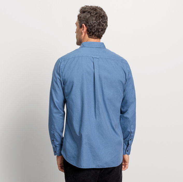 Oblymp Casual, Freizeithemd, regular fit, Button-down, Marine Cyber Monday