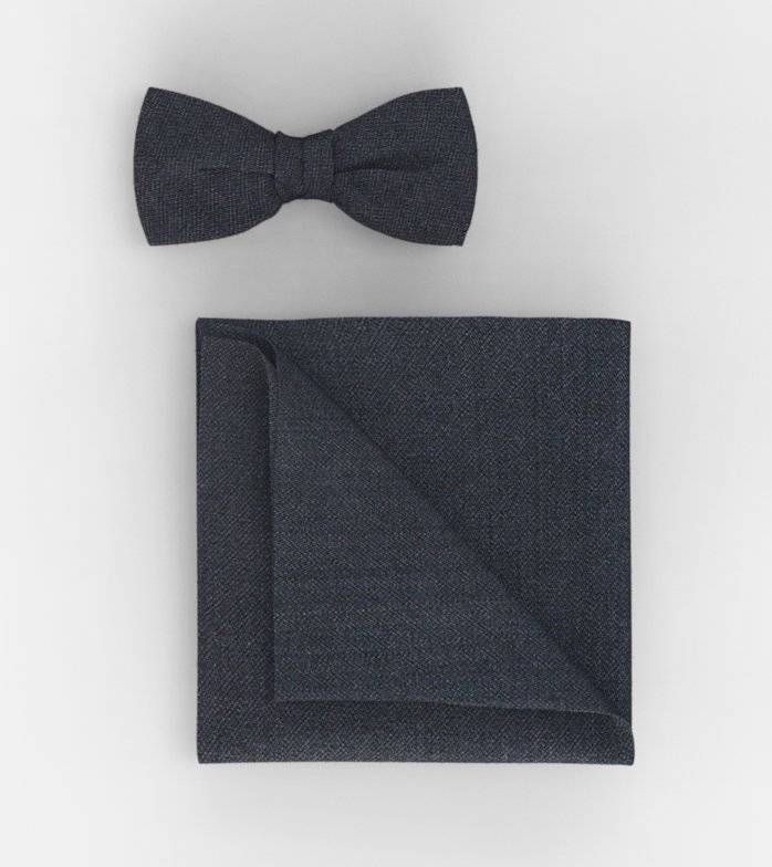 Oblymp Fliege/Einstecktuch Set, Marine