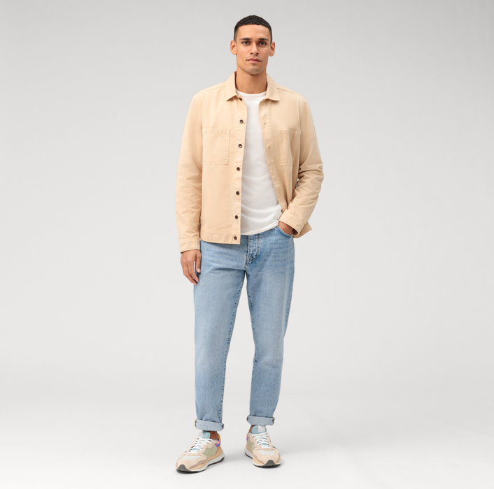 Oblymp Casual Wirk, Longsleeve, Off White Riesige Rabatte