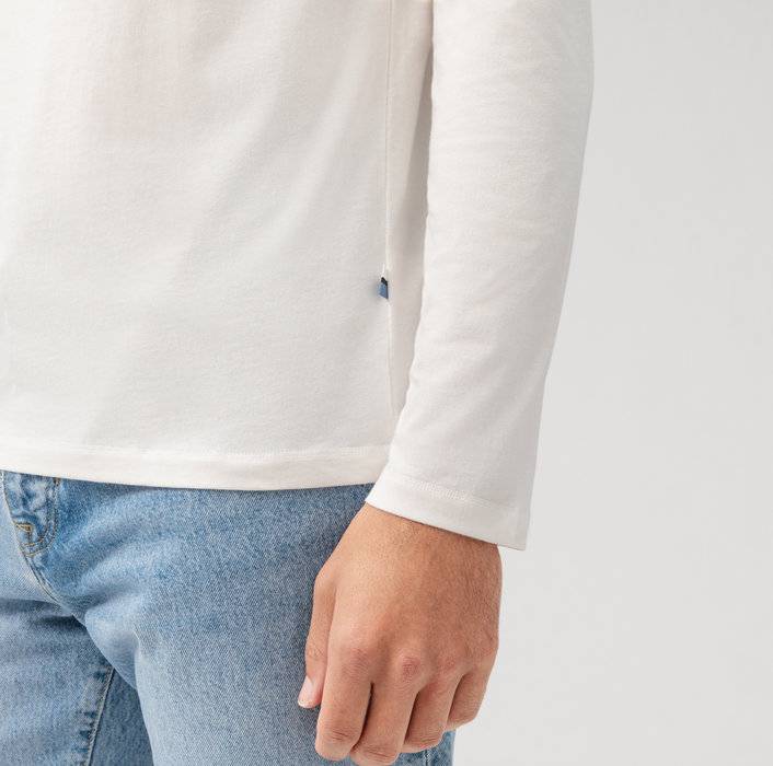 Oblymp Casual Wirk, Longsleeve, Off White Riesige Rabatte