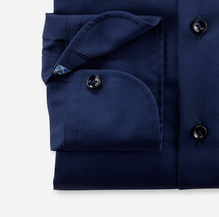 Oblymp SIGNATURE, Businesshemd, tailored fit, SIGNATURE Kent, Nachtblau zollfrei