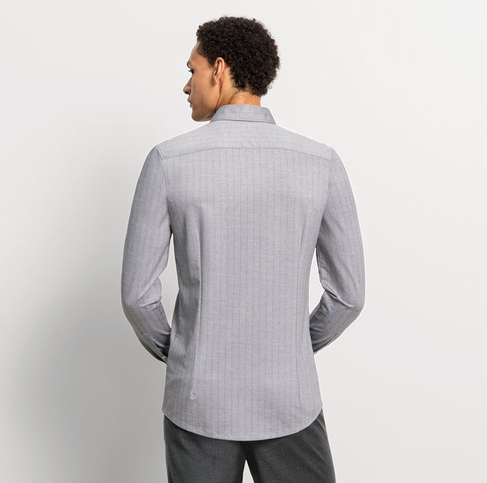 Oblymp Level Five 24/Seven, Businesshemd, body fit, Modern Kent, Schwarz Weihnachtsangebot