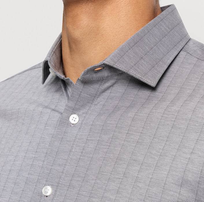 Oblymp Level Five 24/Seven, Businesshemd, body fit, Modern Kent, Schwarz Weihnachtsangebot