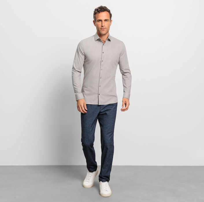 Oblymp No. Six 24/Seven, Businesshemd, super slim, Modern Kent, Oliv Top Angebot