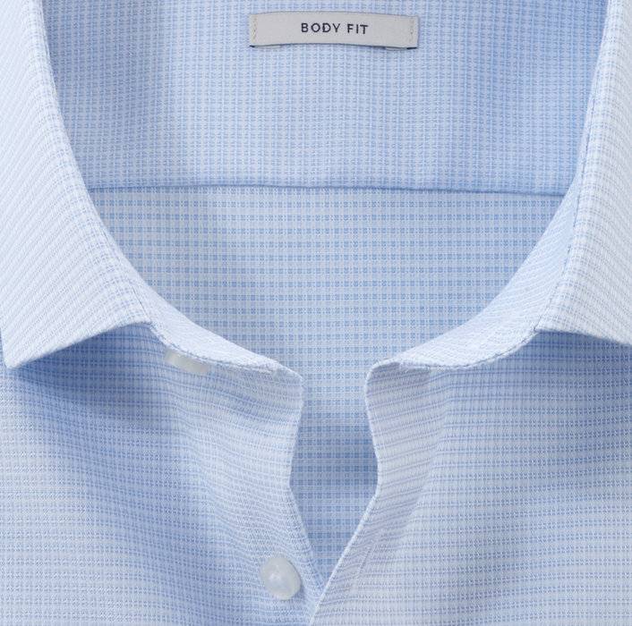 Oblymp Level Five, Businesshemd, body fit, Modern Kent, Bleu Tägliche Deals