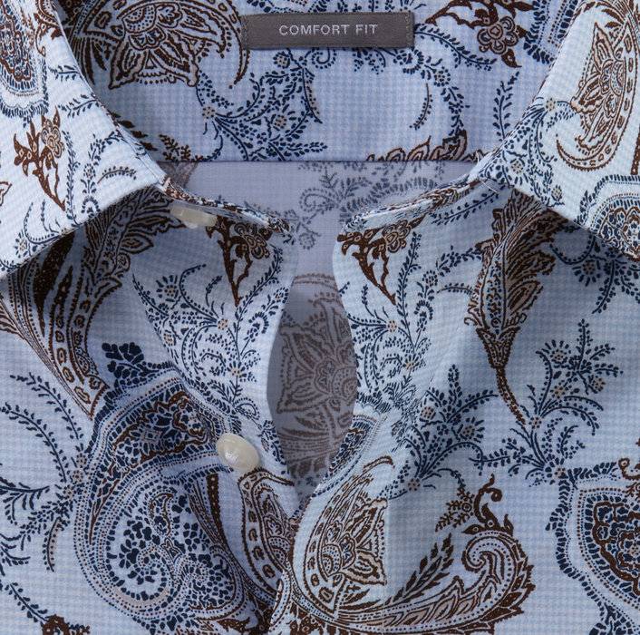 Oblymp Luxor, Businesshemd, comfort fit, New Kent, Bleu Begrenzte Freigabe
