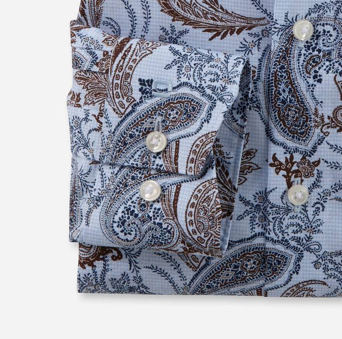 Oblymp Luxor, Businesshemd, comfort fit, New Kent, Bleu Begrenzte Freigabe