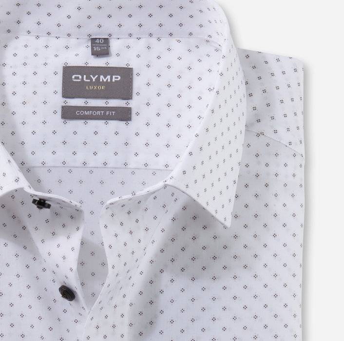 Oblymp Luxor, Businesshemd, comfort fit, New Kent, Weiß Zeitbegrenzte Promotion