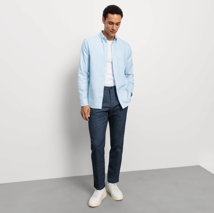 Oblymp Casual, Freizeithemd, regular fit, Button-down, Bleu Nur noch ein Tag übrig