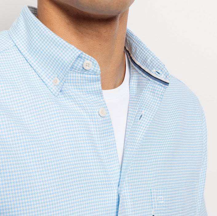 Oblymp Casual, Freizeithemd, regular fit, Button-down, Bleu Nur noch ein Tag übrig
