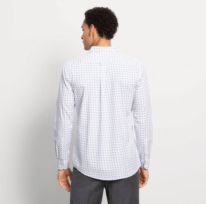 Oblymp Casual, Freizeithemd, regular fit, Kent, Weiß Clearance-Verkauf