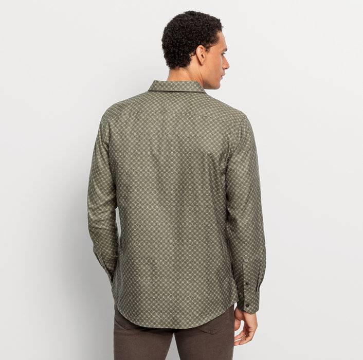 Oblymp Casual, Freizeithemd, regular fit, Kent, Oliv 2025