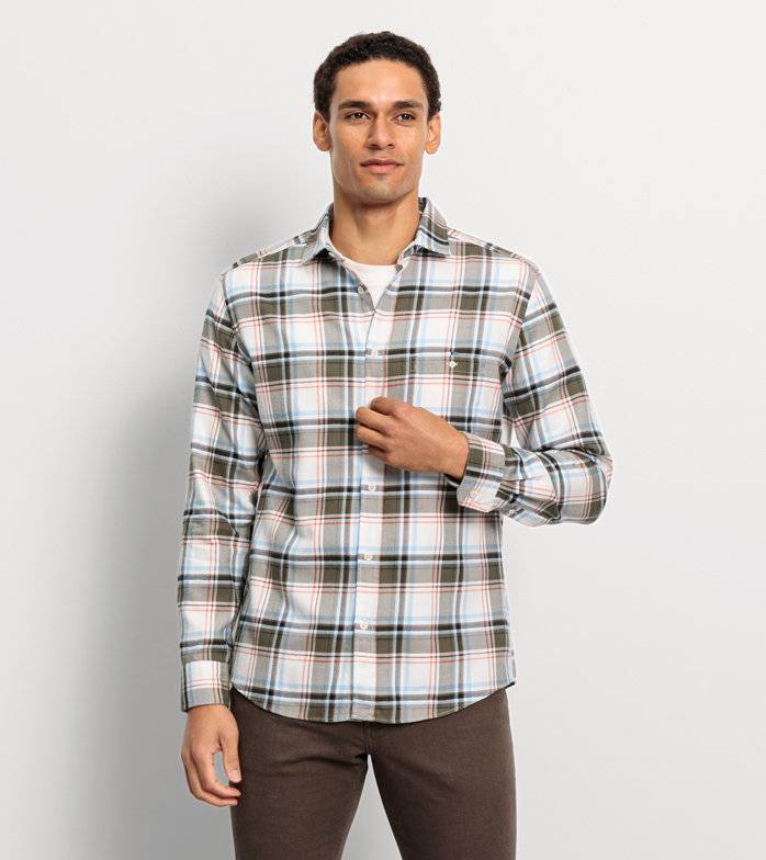 Oblymp Casual, Freizeithemd, regular fit, Kent, Oliv im Angebot