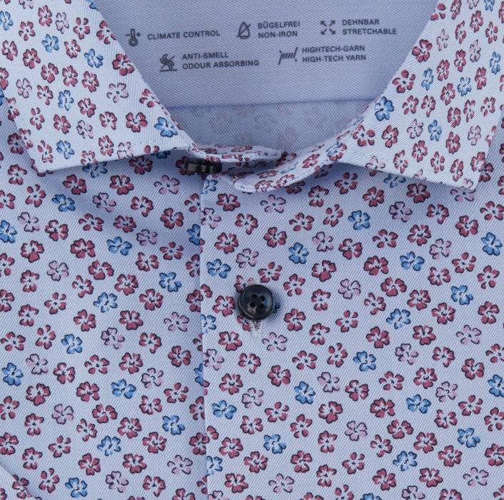 Oblymp Luxor 24/Seven, Businesshemd, modern fit, Modern Kent, Rosenholz Bis zu 60% Rabatt