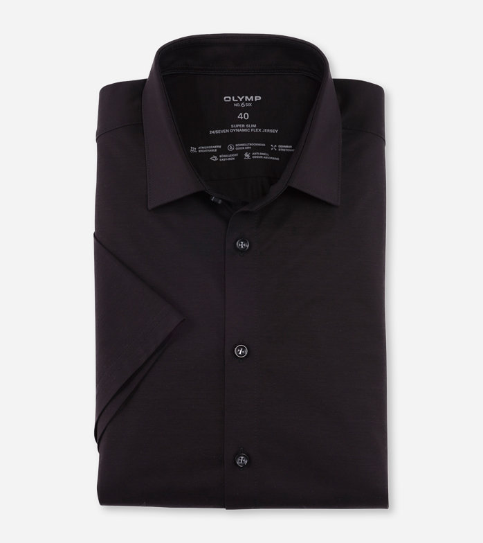 Oblymp No. Six 24/Seven, Businesshemd, super slim, Urban Kent, Schwarz Im Verkauf